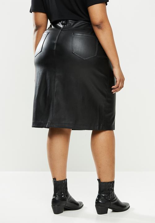 Violeta by Mango - Plus Skirt twin - black