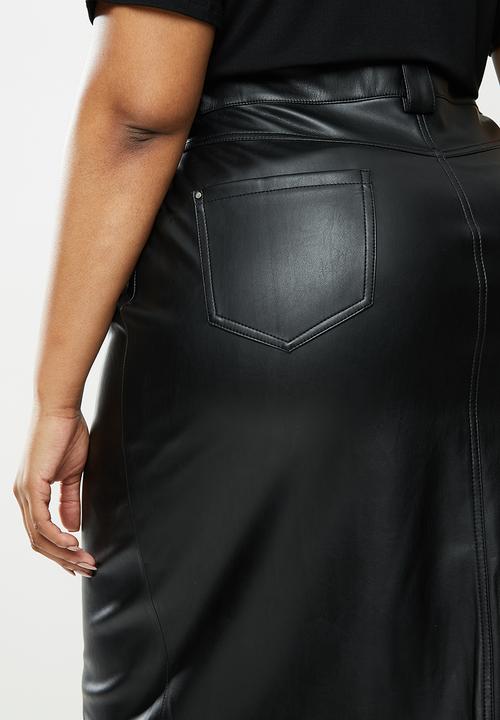 Violeta by Mango - Plus Skirt twin - black