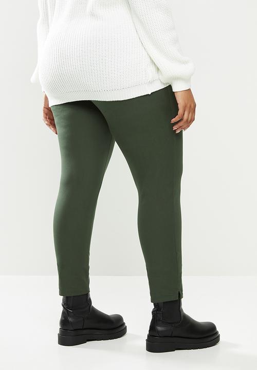 Violeta by Mango - Plus Trousers elastic - khaki