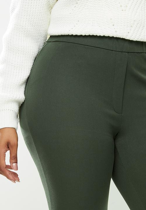 Violeta by Mango - Plus Trousers elastic - khaki