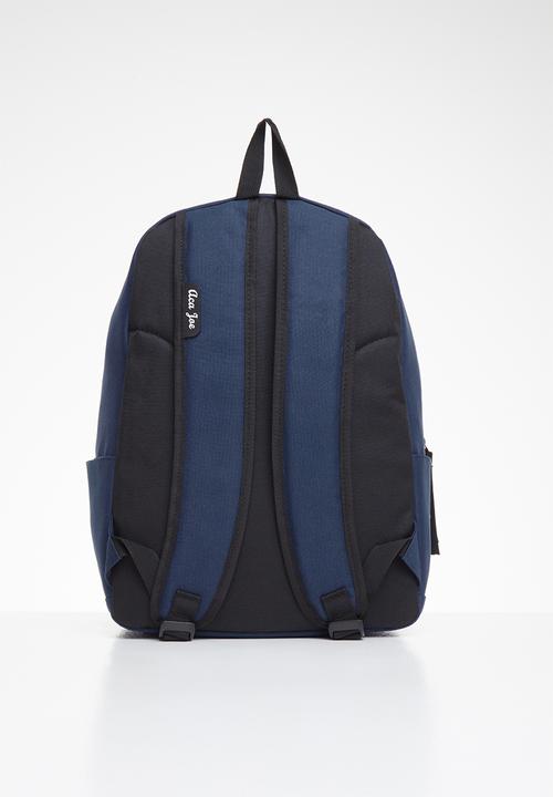 Aca Joe - Mens aca joe printed backpack - navy