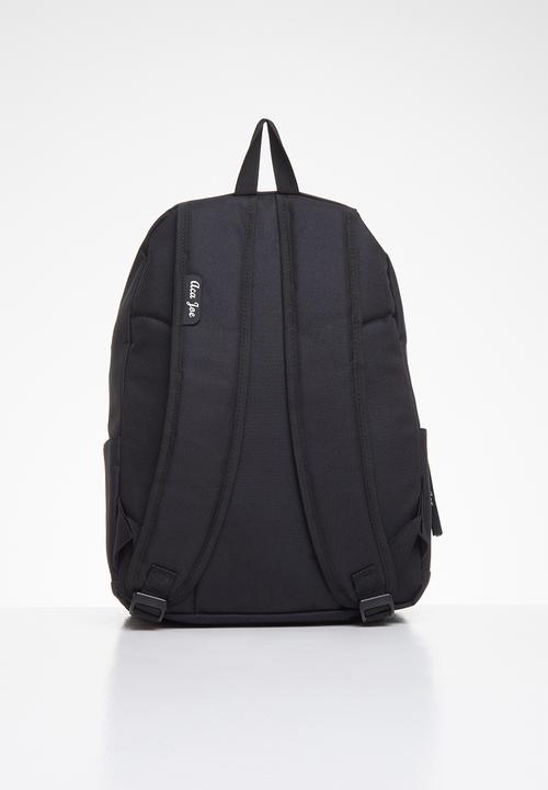 Aca Joe - Mens aca joe printed backpack - black