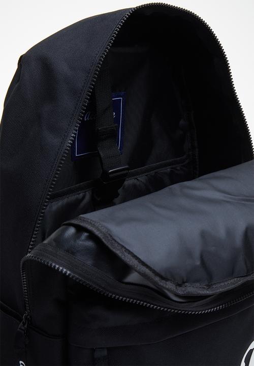 Aca Joe - Mens aca joe printed backpack - black