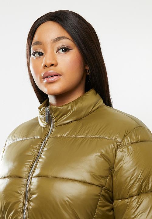 Violeta by Mango - Plus Anorak rise - brown
