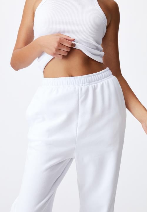 Cotton On - Classic track pants - white