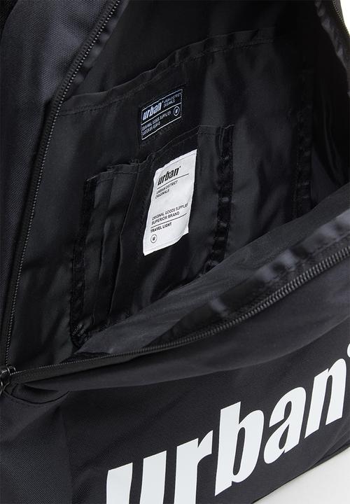 Urban - Mens urban styled backpack - black