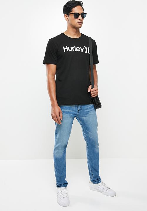 Hurley - Oao solid prem short sleeve - black