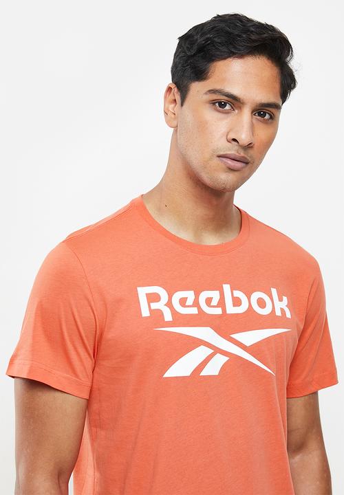 Reebok - Gs reebok stacked tee - orange 