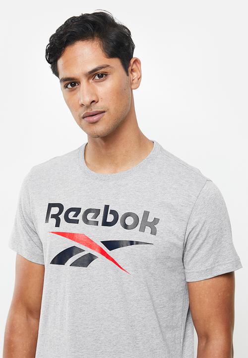 Reebok - Gs reebok stacked tee - grey