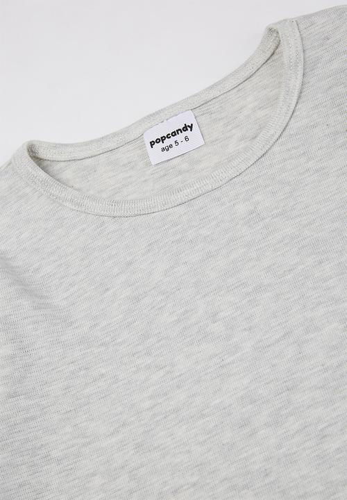 Pop Candy - Younger girls long sleeve tee - grey