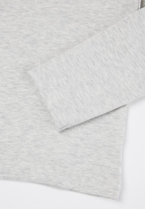 Pop Candy - Younger girls long sleeve tee - grey