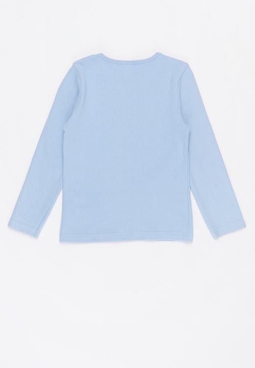 Pop Candy - Younger girls long sleeve tee - blue