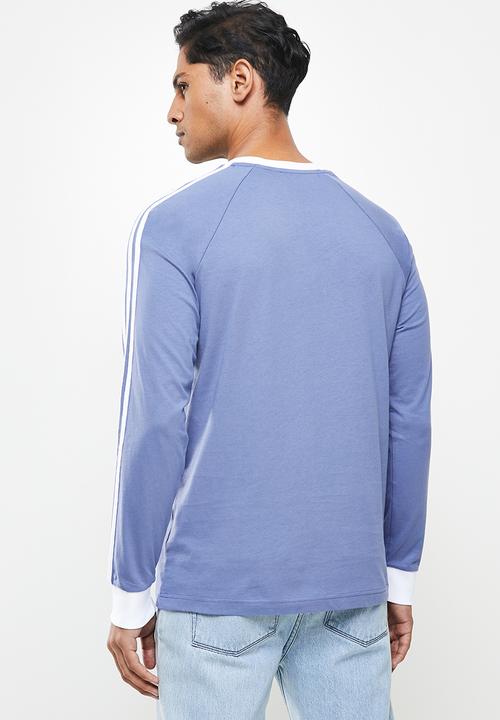 adidas Originals - 3-stripes long sleeve t-shirt - blue 