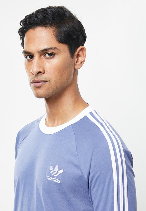 adidas Originals - 3-stripes long sleeve t-shirt - blue 