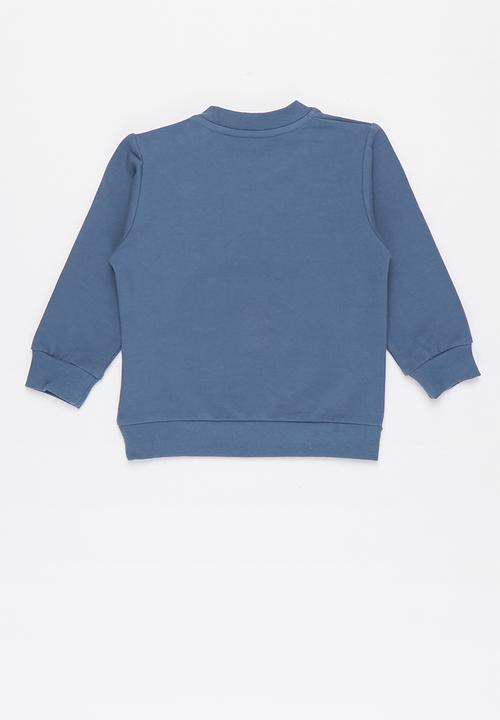 Pop Candy - Boys lion crewneck - blue