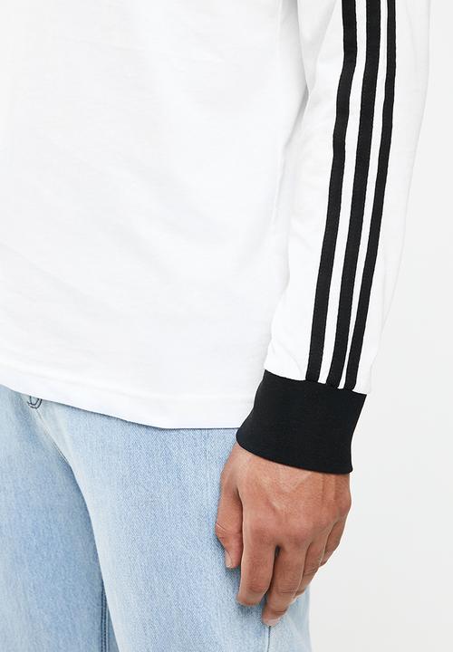 adidas Originals - 3-stripes long sleeve t-shirt - white