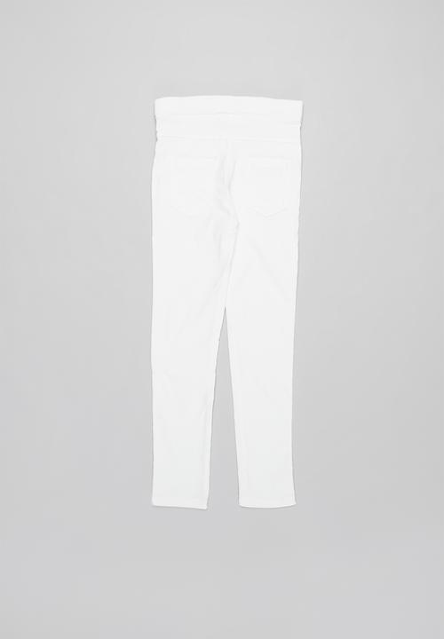 Pop Candy - Girls jeggings - white