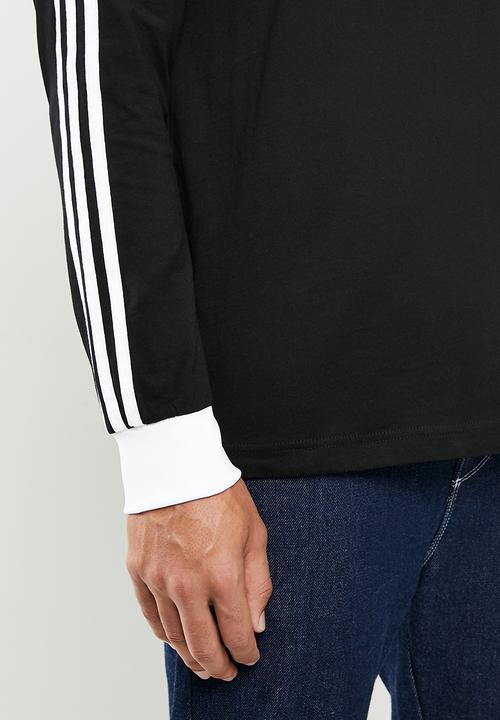 adidas Originals - 3-stripes long sleeve t-shirt - black