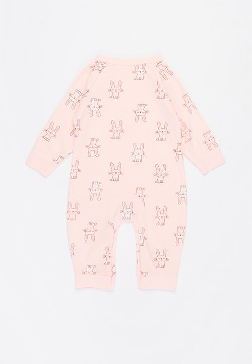 Pop Candy - Baby girls printed romper - light pink