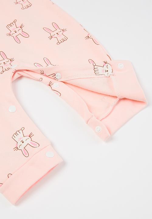 Pop Candy - Baby girls printed romper - light pink