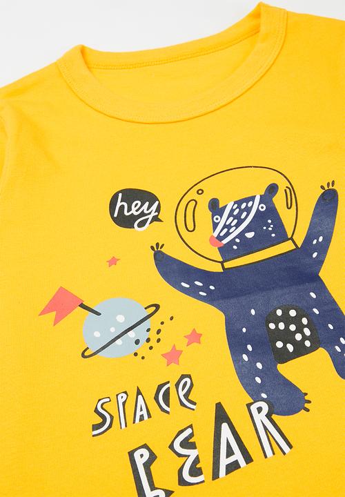 Pop Candy - Long leeve printed tee - yellow