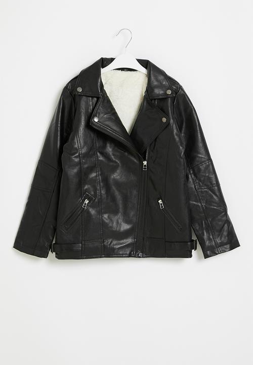 Rebel Republic - Boys biker jacket - black
