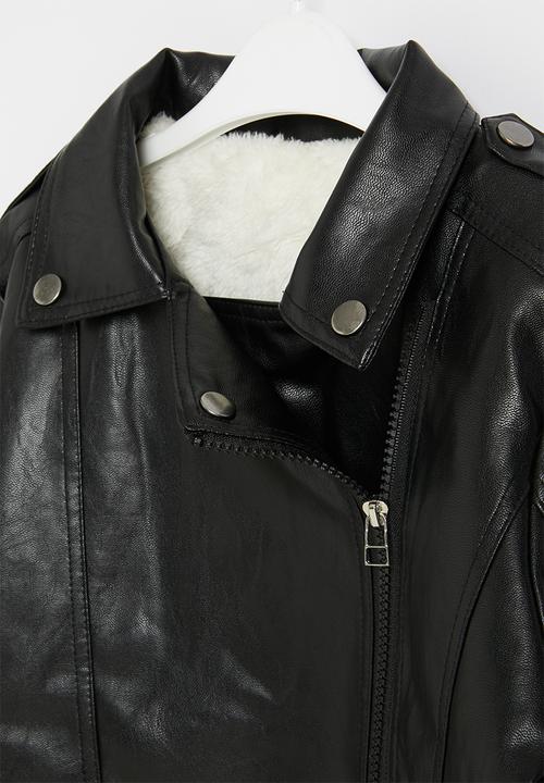 Rebel Republic - Boys biker jacket - black