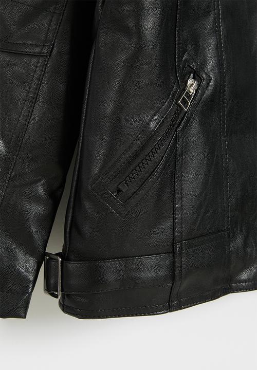 Rebel Republic - Boys biker jacket - black