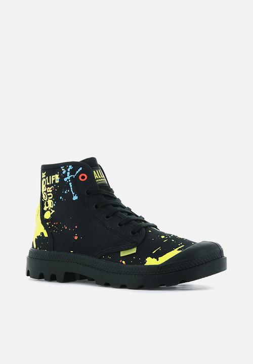 Palladium - Pampa hi explore - blk/yel
