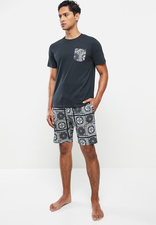 Brave Soul - Nellb loungewear - navy & white