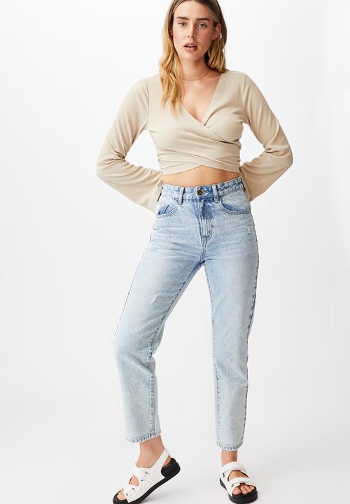 Cotton On - Jude bell sleeve long sleeve top - latte