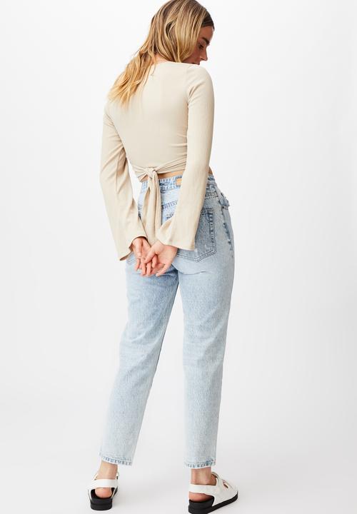 Cotton On - Jude bell sleeve long sleeve top - latte