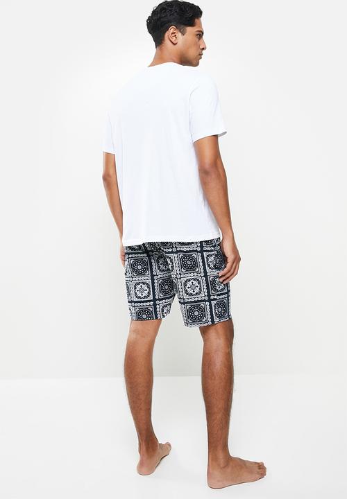 Brave Soul - Nellb loungewear - white & navy