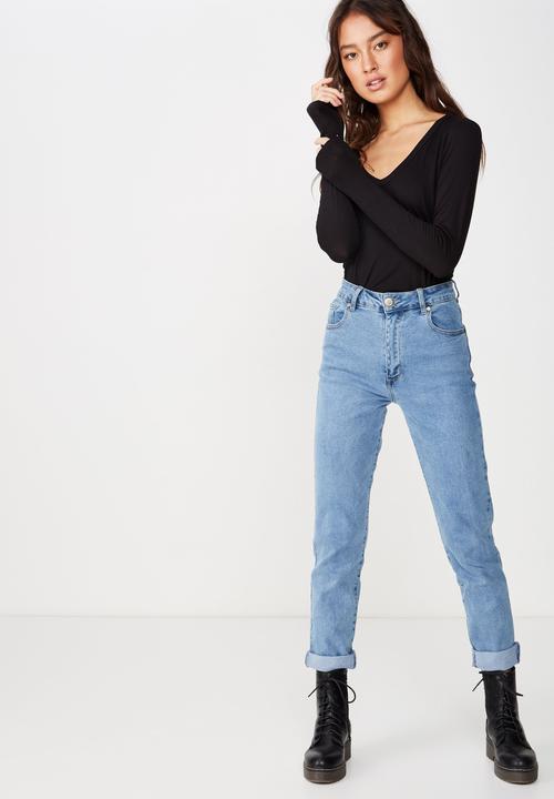Cotton On - Karly long sleeve top - black