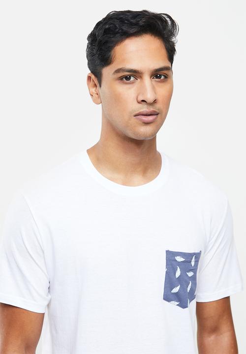 Brave Soul - Barb loungewear - white & blue