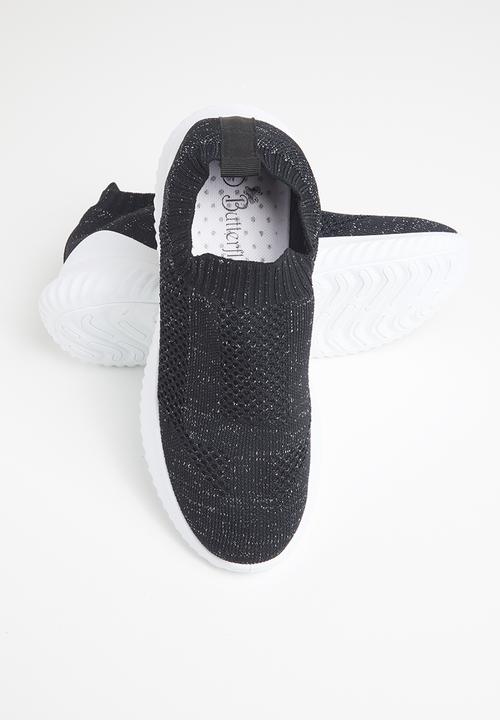 Butterfly Feet - Mist sock sneaker - black