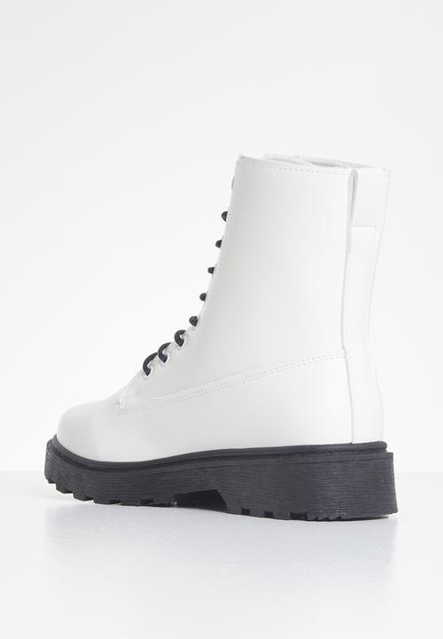 Superbalist - Letta lace-up boot - white