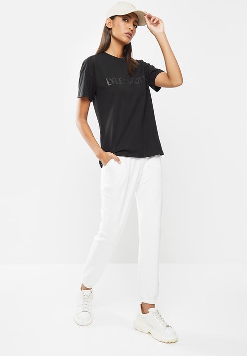Lyle & Scott - Dot logo T-shirt - black