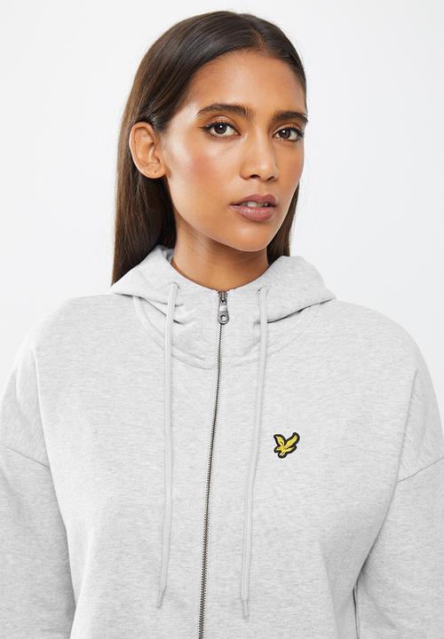 Lyle & Scott - Hooded zip through sweatshirt - grey