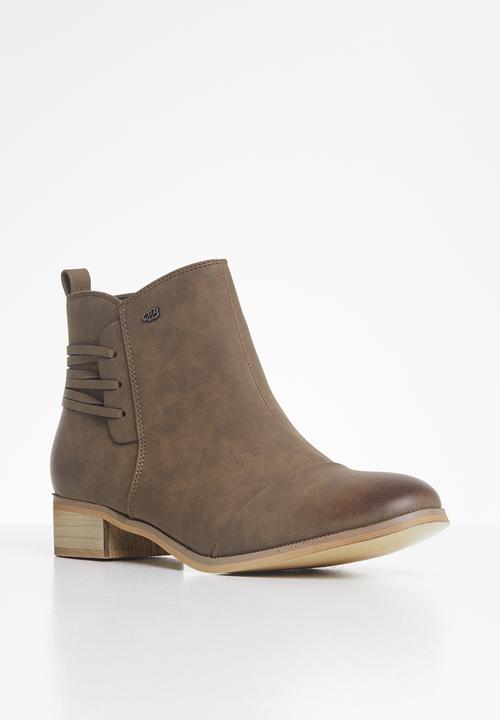 Miss Black - Clovis ankle boot - brown