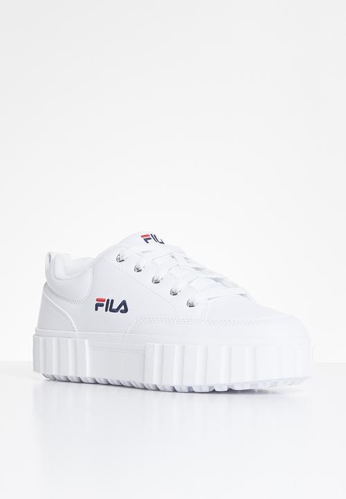 FILA - Sandblast low pu - white 