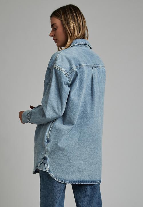 Cotton On - The denim shacket - blue