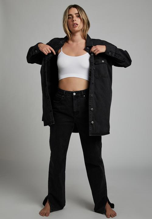 Cotton On - The denim shacket - midnight black