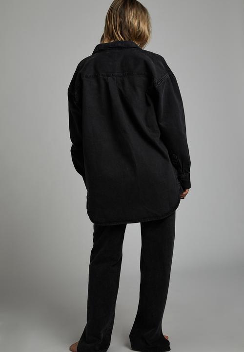 Cotton On - The denim shacket - midnight black