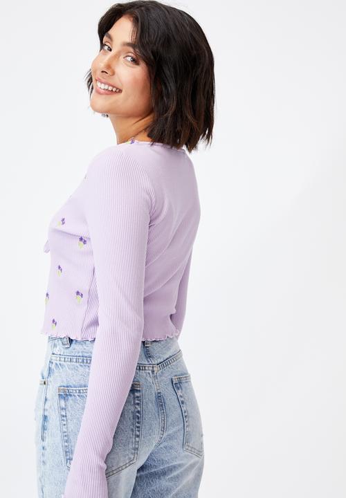 Cotton On - Violetta co-ord twin set - lilac
