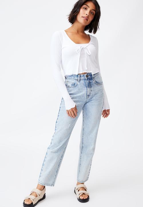 Cotton On - Violetta co-ord twin set - white