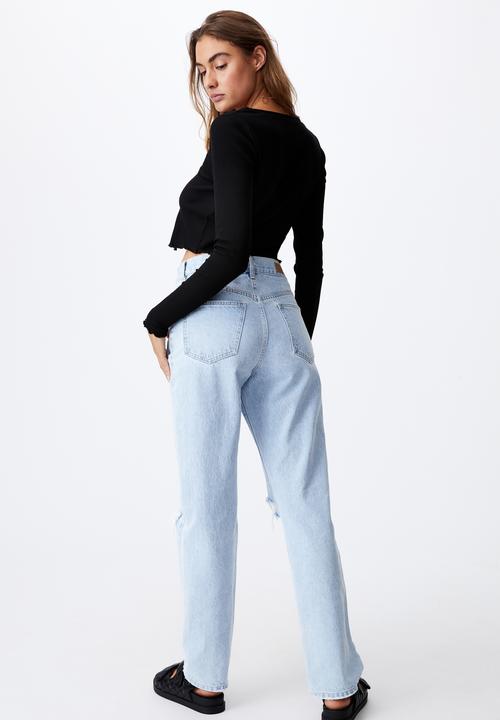 Cotton On - Vivvy tie front long sleeve cardi - black