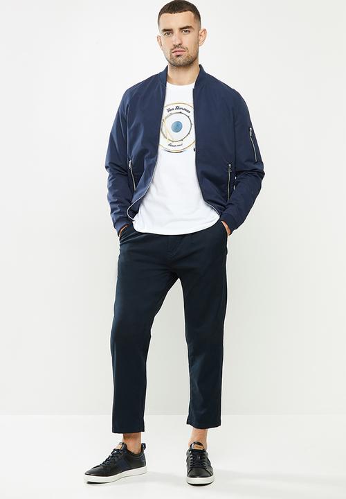 Ben Sherman - Drum target tee - white