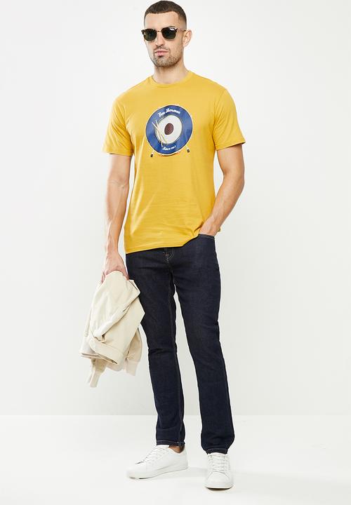 Ben Sherman - Drum target tee - mustard
