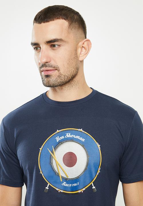 Ben Sherman - Drum target tee - navy
